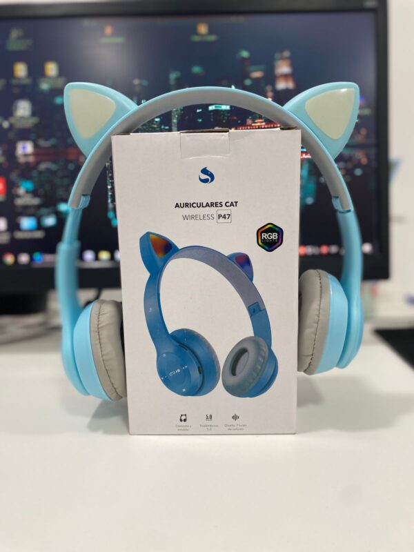 Auriculares orejas de gatito P47 SUONO