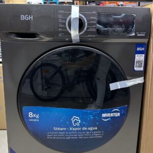Lavarropas BGH 8KG INVERTER GRIS